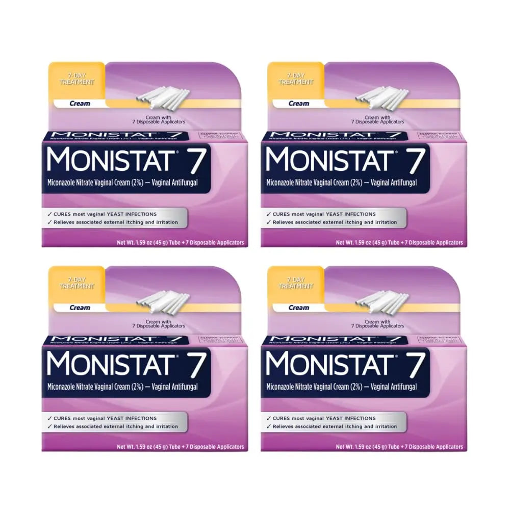 Monistat 7 Vaginal Cream with Tube Plus 7 Disposable Applicators, Anti-Fungal, For Most Vaginal Yeast Monistat Au supplements
