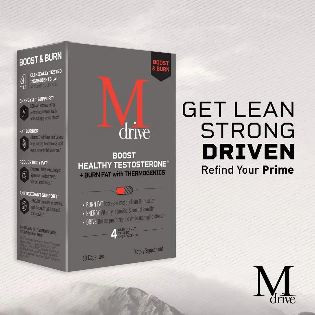 Mdrive Boost & Burn for Men Start Everyday Nutrition & Protein Powder - Natural Energy Mdrive Au supplements