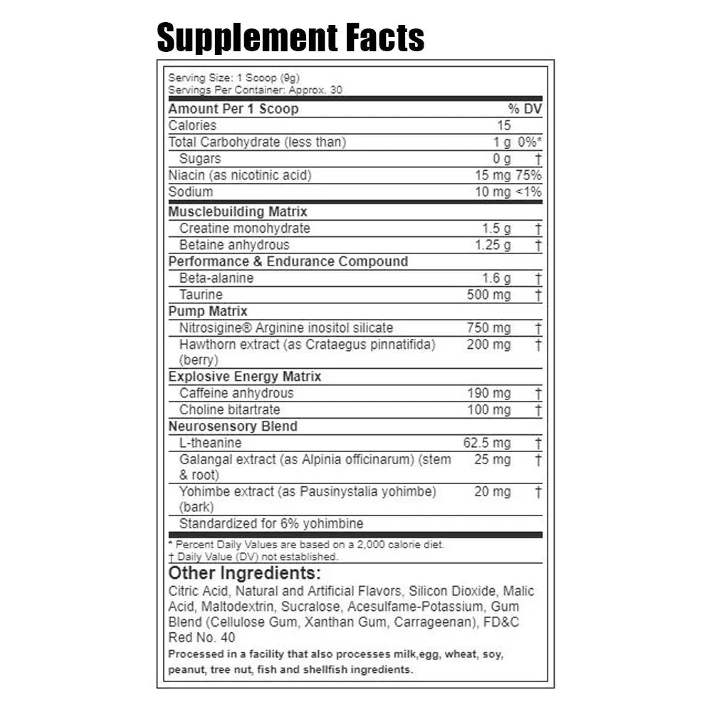 Pre Workout Powder | MuscleTech Vapor X5 for Men & Women, Energy Drink Mix Sports MuscleTech Au supplements