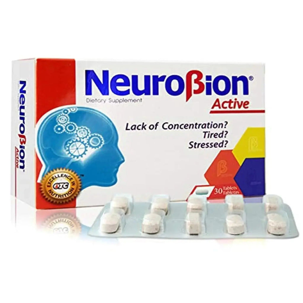Neurobion Active 30 Tablets Multivitamin L-Glutamic Acid Dietary Supplements, 1 Count (Pack of 1) Neurobion Au supplements