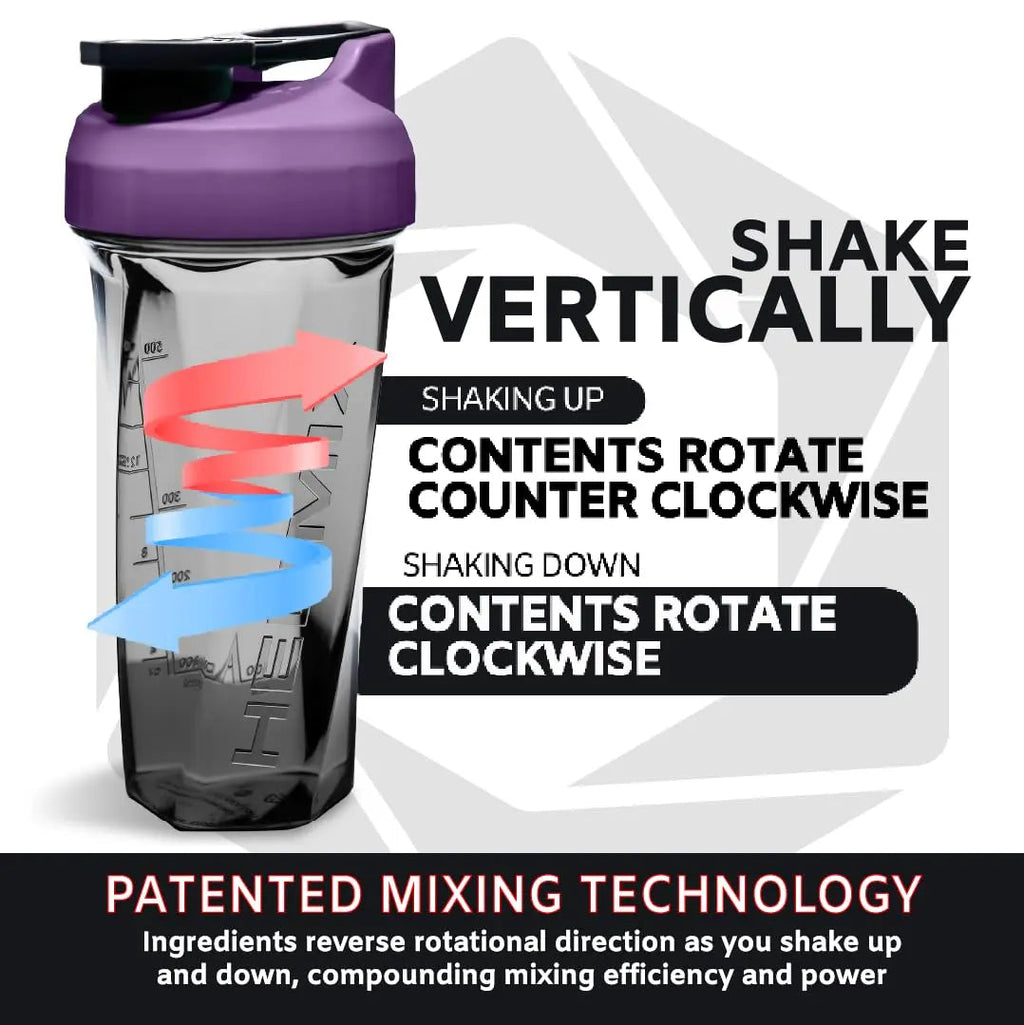 HELIMIX 2.0 Vortex Blender Shaker Bottle Holds upto 28oz | No Blending Ball or Whisk HELIMIX Au supplements