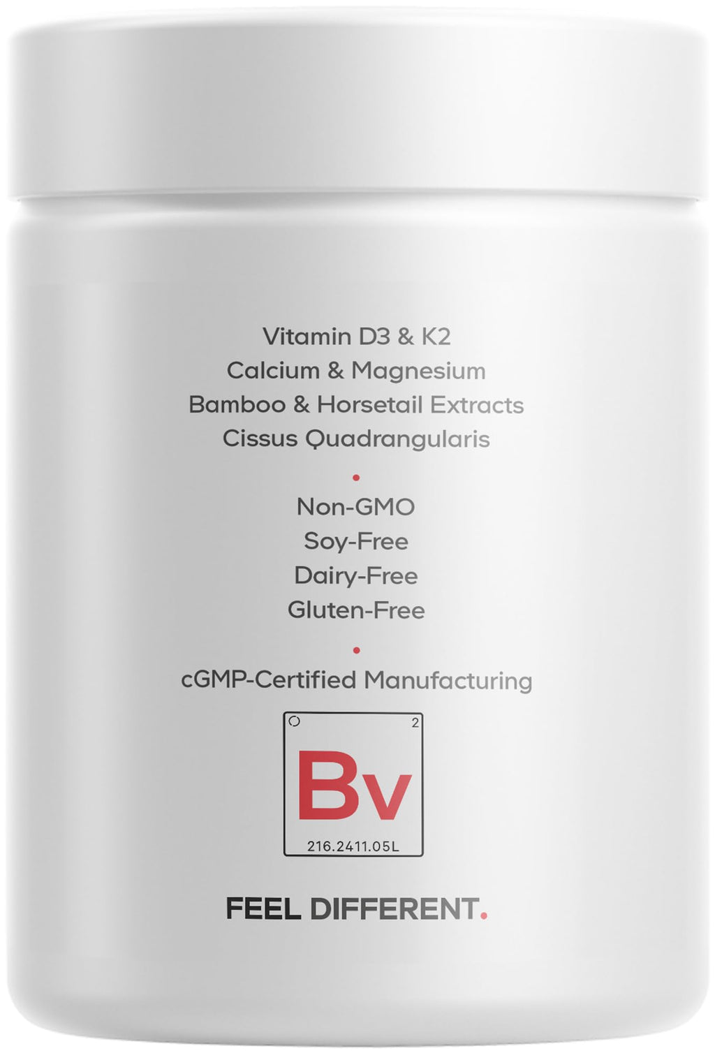 Codeage Bones Vitamins+ - Vitamin D3 & K2, Vitamin C, Calcium, Magnesium, Zinc, Hesperidin, L-Lysine, Manganese, Bamboo, Horsetail, Cissus, Boron, Trans-Resveratrol, Non-GMO Supplement - 90 Capsules Codeage Au supplements