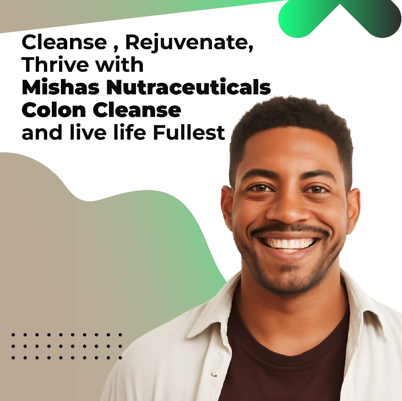 Mishas Nutraceutical Colon Cleanse - Relief from Gas and Bloating, Supports Gut Health with Magnesium, Berberine, Vitamin D, Quercetin & More