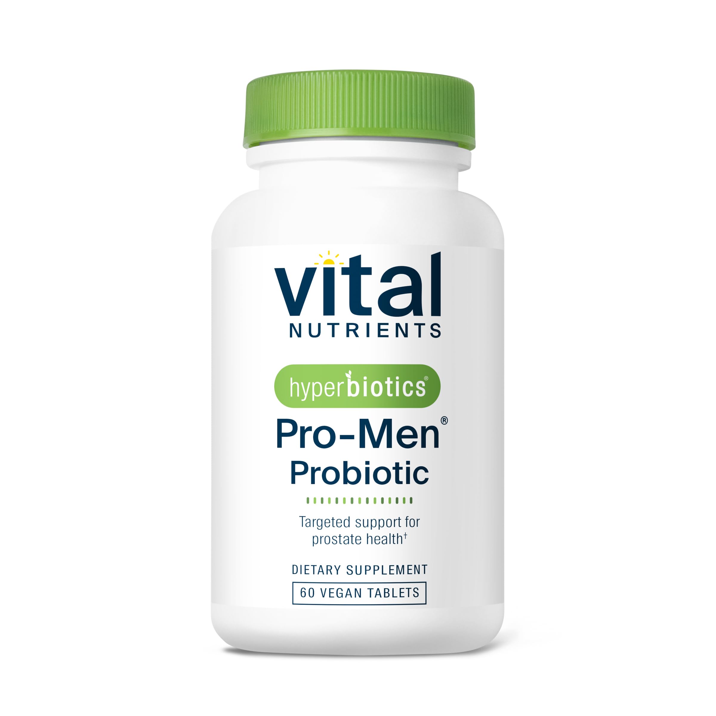 Hyperbiotics Vital Nutrients Pro Men Probiotics | Vegan Advanced Probiotics for Men | Clinically Studied for Prostate Health, Digestive Balance and Gut Health* | Gluten, Dairy, Soy Free | 60 Tablets Hyperbiotics Au supplements