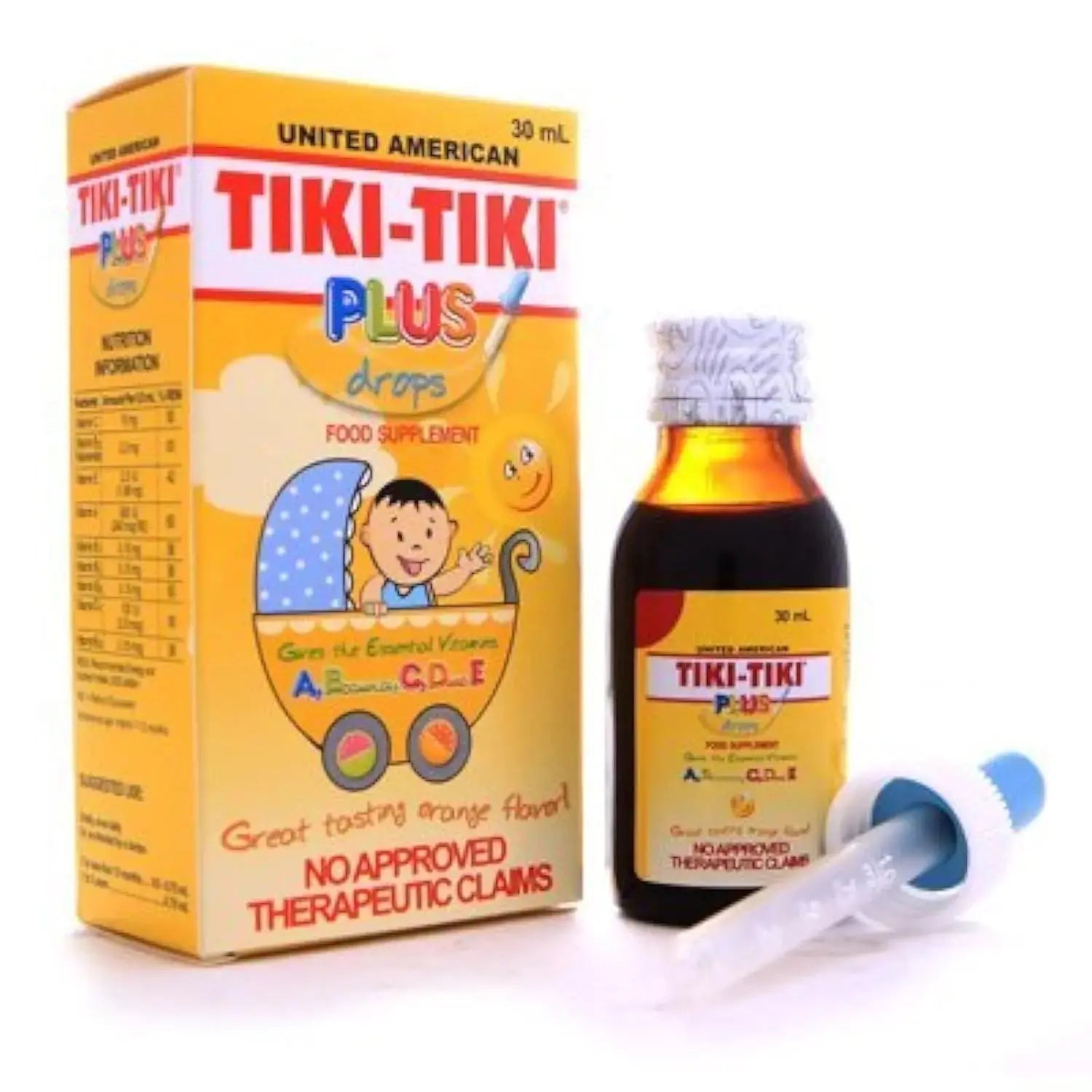 Tiki-Tiki Plus Drops 30ml United American Au supplements