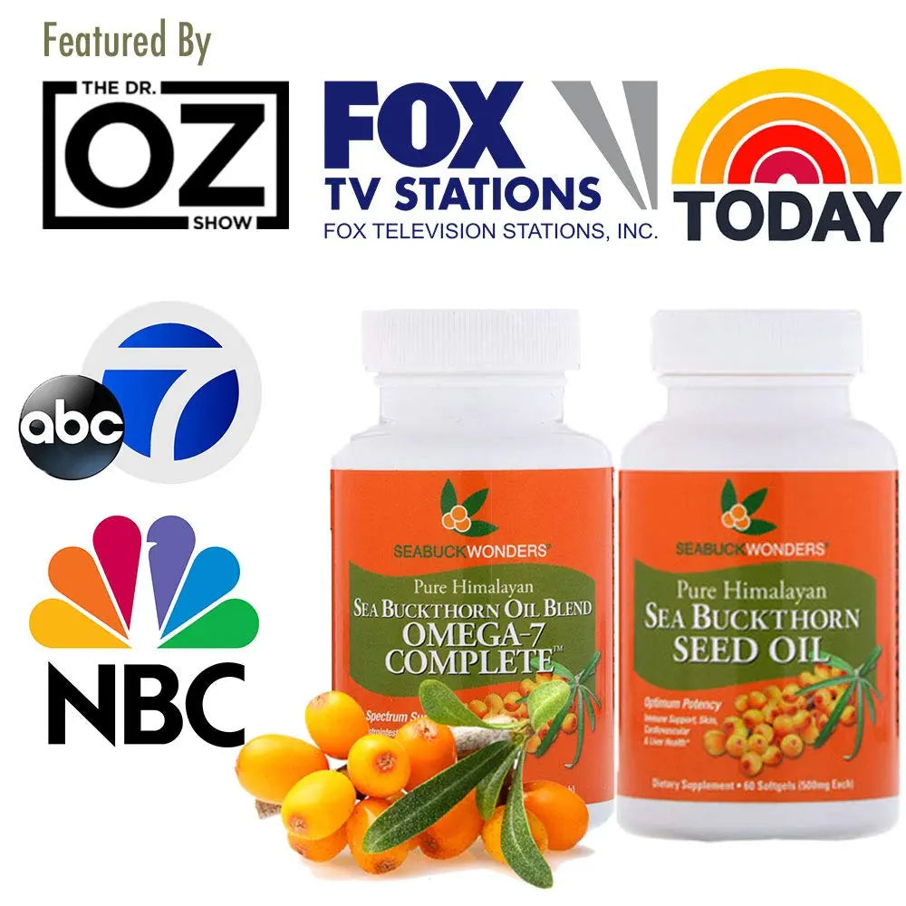 SeabuckWonders Sea Buckthorn Oil Blend, Omega-7 Complete, Max Potency, 120 Count SEABUCKWONDERS Au supplements