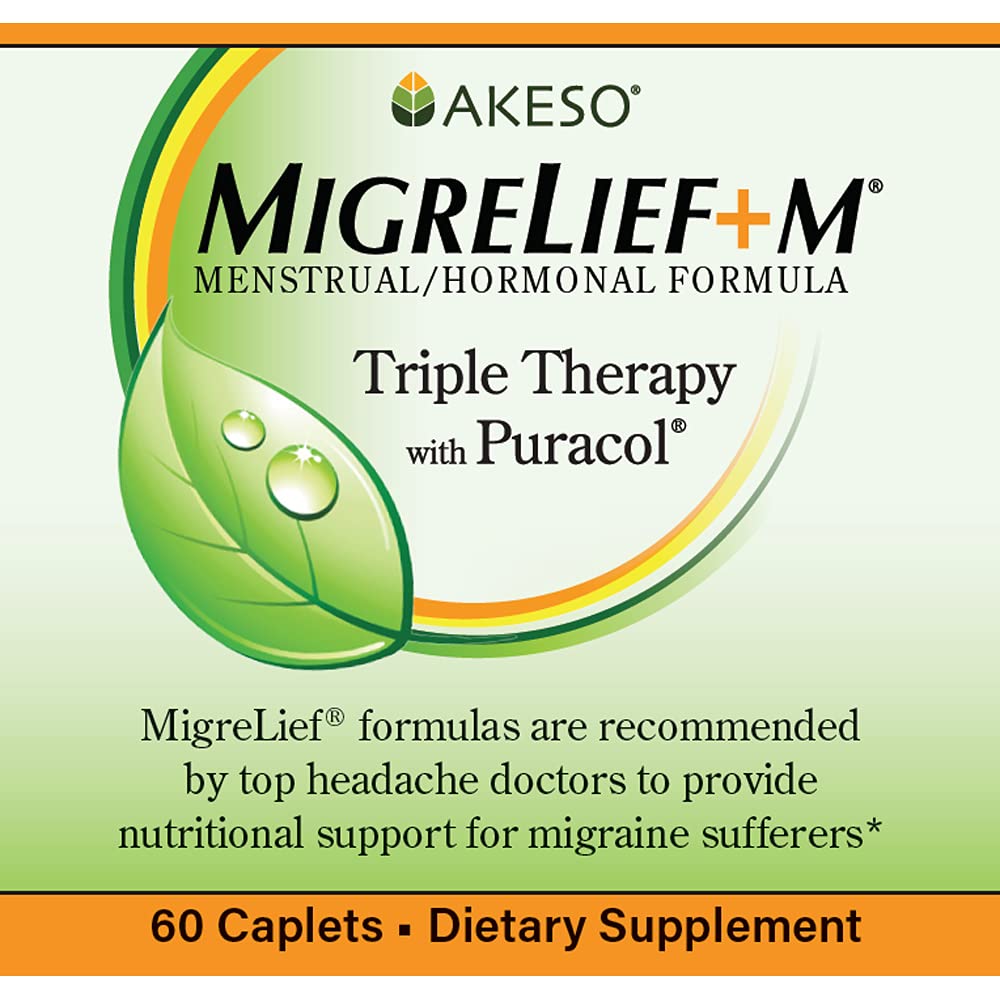 MigreLief+M – Advanced Nutritional Support Supplement for Women’s Neurological Health and Head Comfort – 60 Caplets (1-Month Supply) MigreLief Au supplements