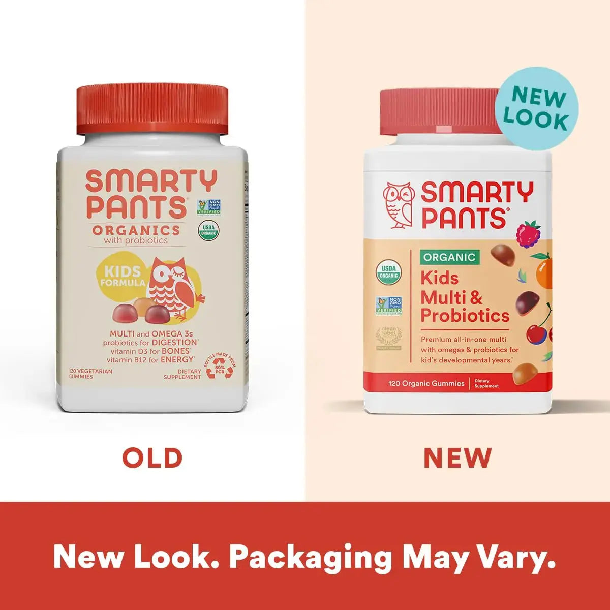 SmartyPants Toddler Multivitamin Gummies: Omega 3 Fish Oil (EPA/DHA), Vitamin D3, C, Vitamin B12, B6 & Organic Kids Multivitamin Gummies: Probiotics, Omega 3 (ALA), Vitamin D3, C, Vitamin B12 SmartyPants Au supplements