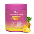 Her Juicy Women's Probiotic Gummies: Supports Women’s Wellness & pH Balance, Clean Vegan, Pineapple Flavor, Prebiotics & Lactobacillus Blend, with Slippery Elm, Gut Health & Immune Defense, 60 Gummies Heawdra Au supplements