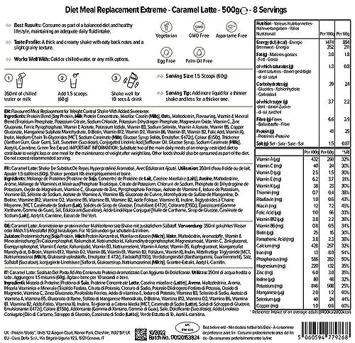 Protein Works - Diet Meal Replacement Extreme Shake, 200 Calorie Meal, High Protein Meal Protein Works Au supplements