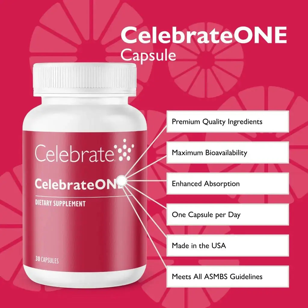Celebrate Vitamins CelebrateONE, Iron Free - Once Daily Bariatric Multivitamin, Essential Vitamins & Minerals Celebrate Bariatric Supplements Au supplements