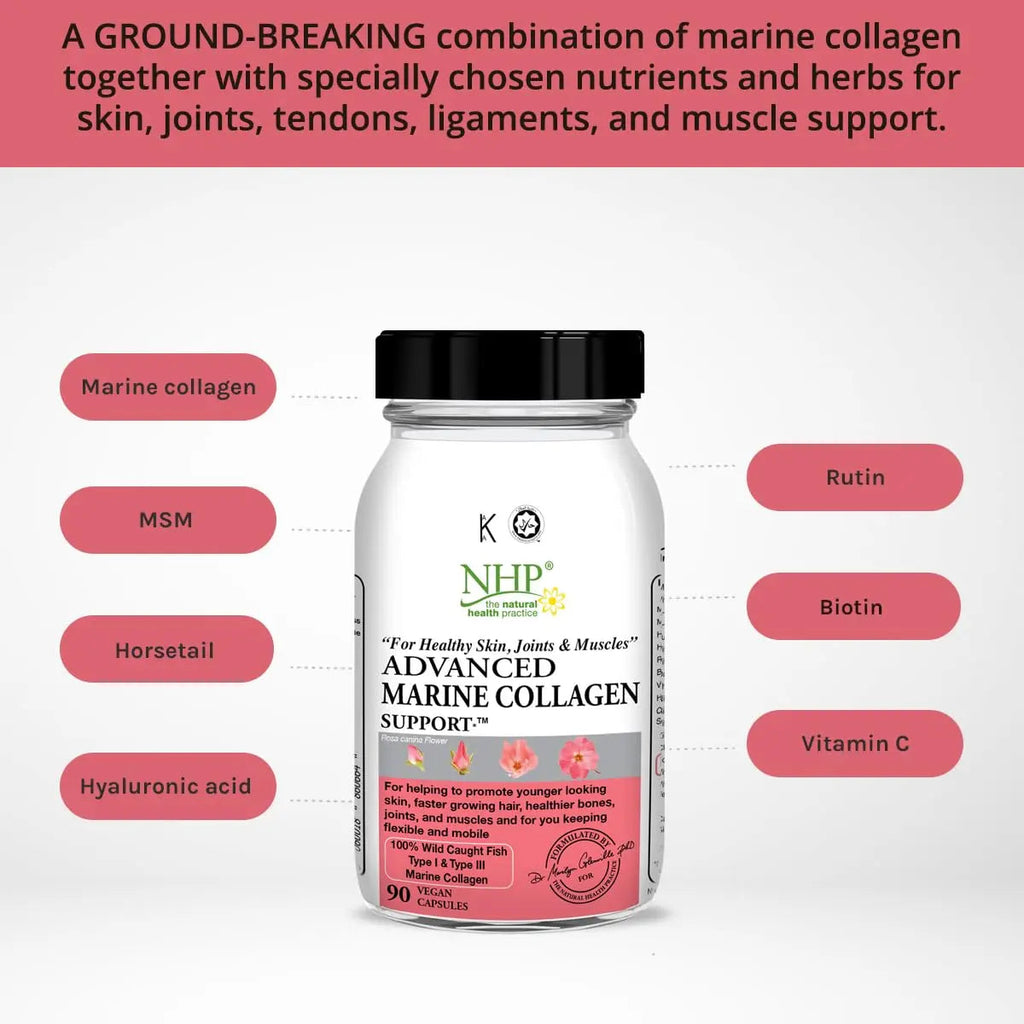 Advanced Marine Collagen Support, specifically Designed to Support Skin NHP The Natural Health Practice Au supplements