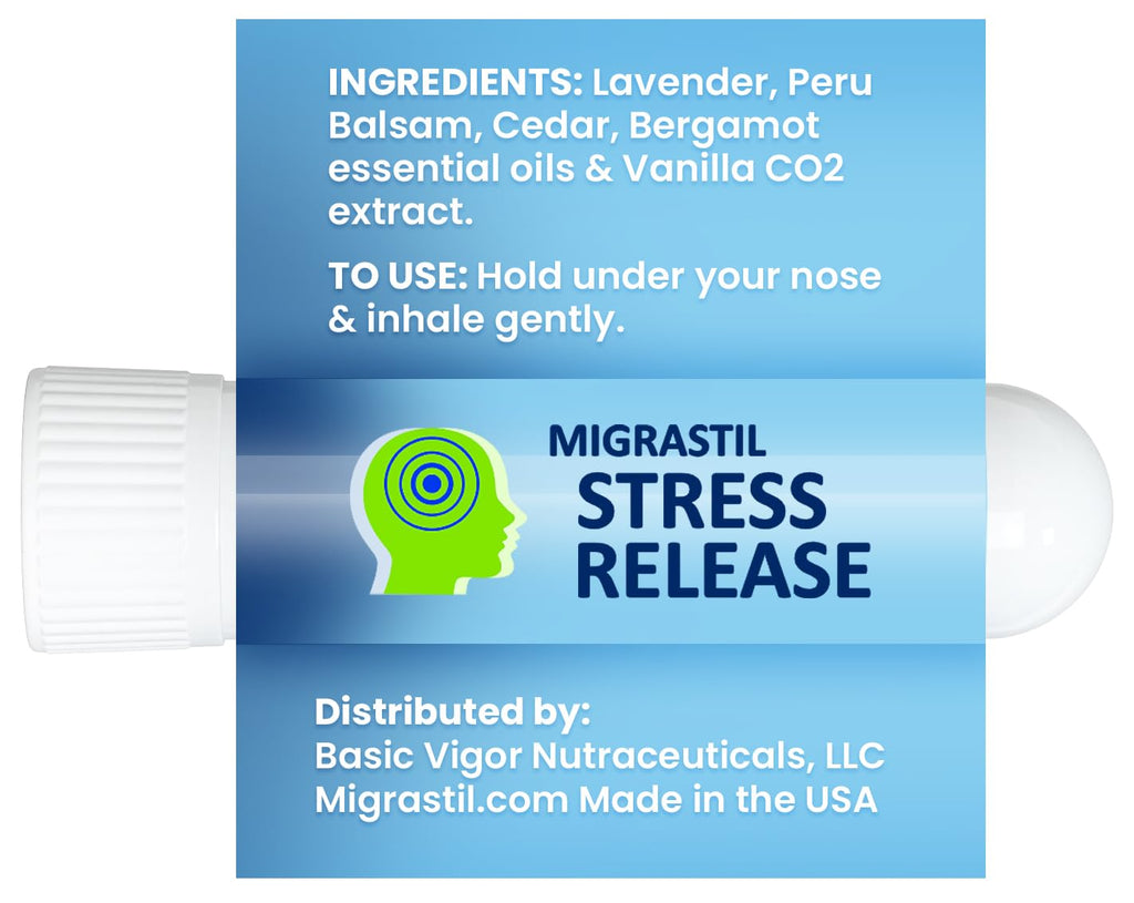 Basic Vigor Migrastil Extra Strength Migraine Stick & Stress Release Inhaler 2-Pack Basic Vigor Au supplements
