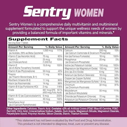 21st Century Sentry Women Multivitamin Tablets, 120 Count 21st Century Au supplements