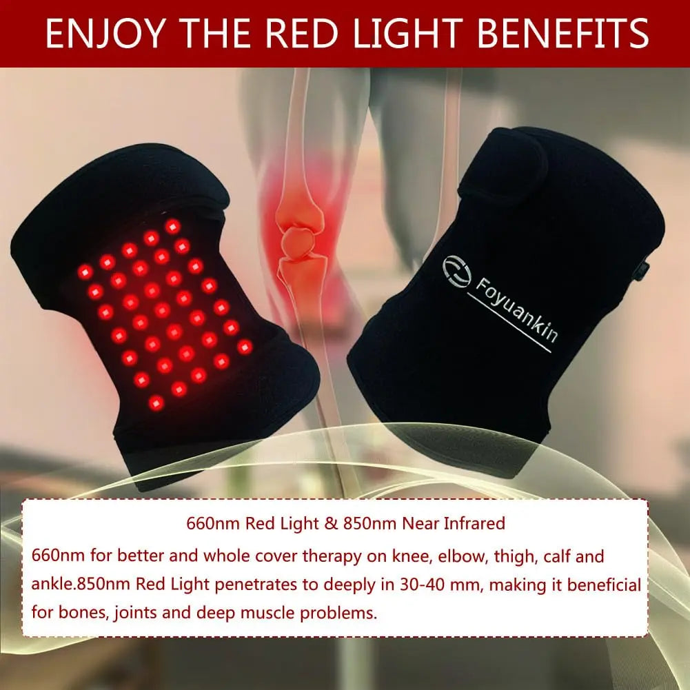 Foyuankin 660nm Red Light Therapy Pad for Joints, 850nm Infrared Light Benefits for Joint Foyuankin Au supplements