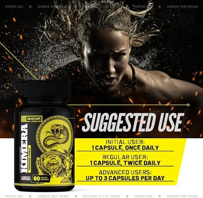 Iridium Labs Kimera Thermogenic Fat Burner - Weight Loss Supplement & Energy Booster Iridium Labs Au supplements