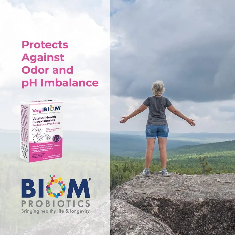 VagiBiom Lactobacillus Suppository: Microbiome Flora balance and Odor Control Regimen VagiBiom Au supplements