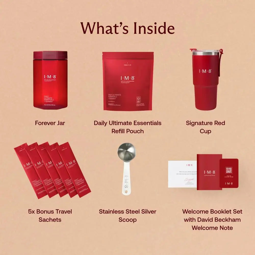 IM8 Daily Ultimate Essentials All-in-One Multivitamin Supplement (30 Servings, Starter Kit - Scoop + Tumbler Included) IM8 Au supplements