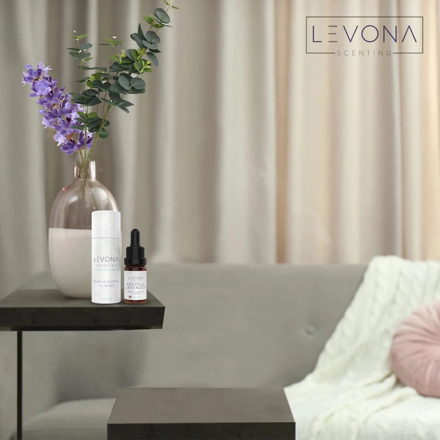 Levona Scents Pure Essential Oils for Diffusers for Home Luxury Scents - Restful Lavender Essential Oil LEVONA SCENT Au supplements