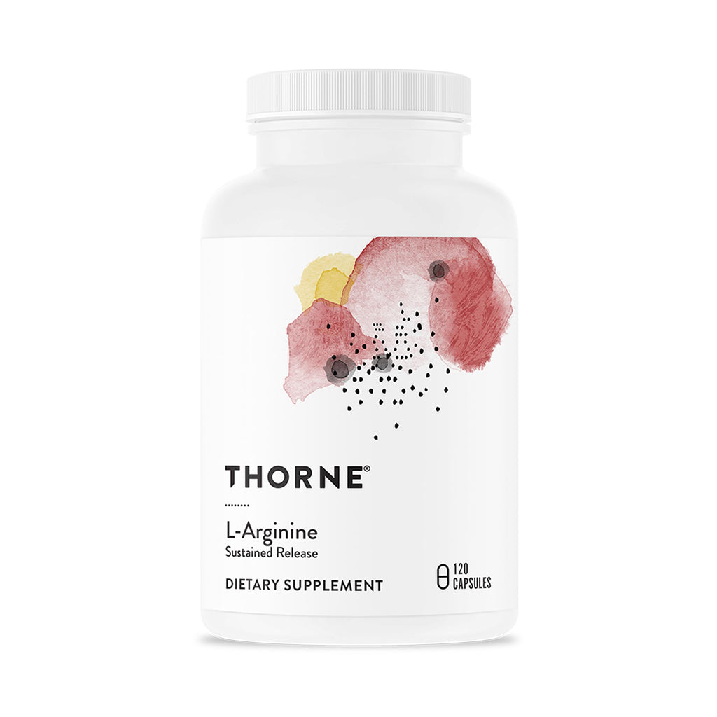 THORNE - L-Arginine - Sustained-Release - Supports Heart Health, Nitric Oxide Production, Exercise Capacity & Optimal Blood Flow* - Third-Party Certified