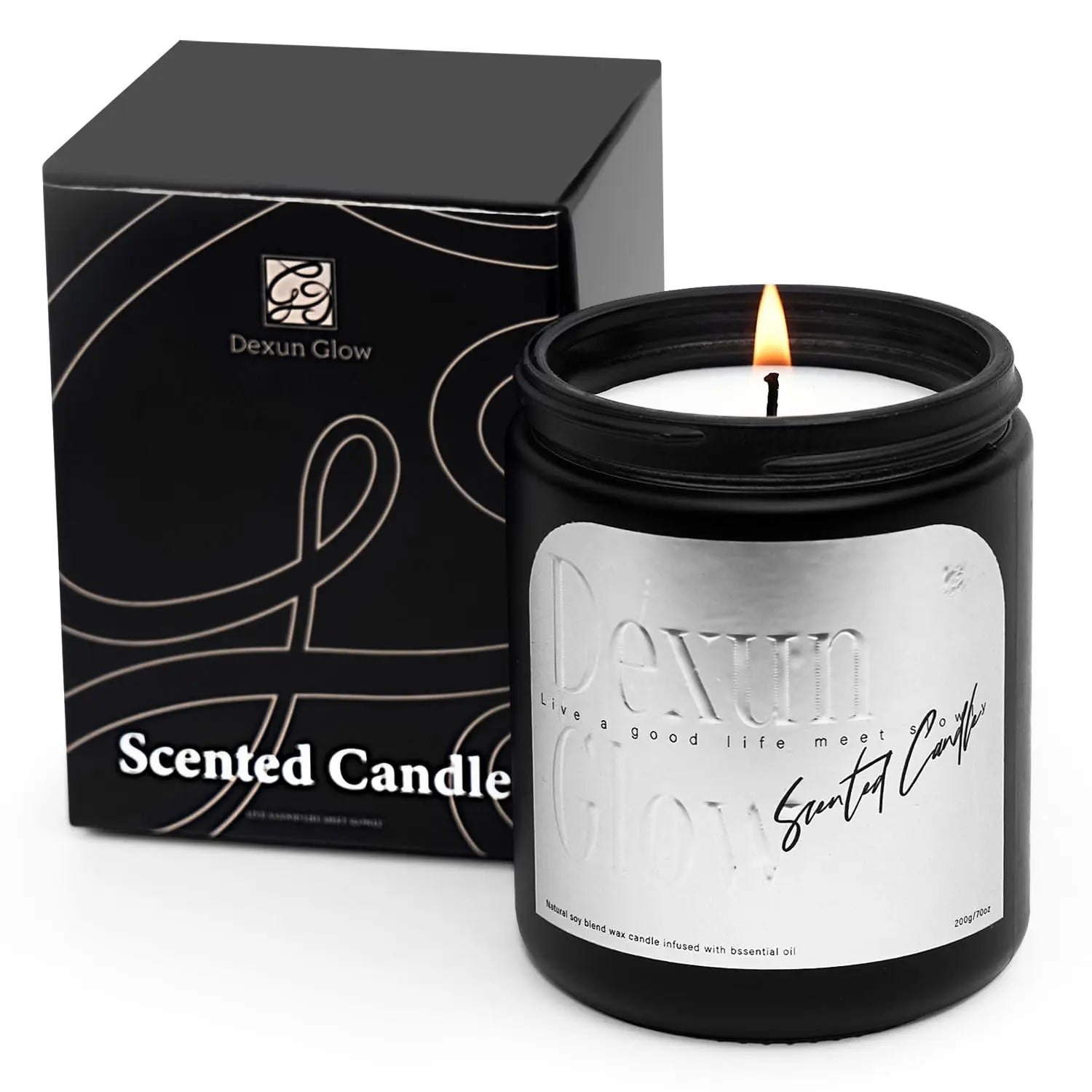 Aromatherapy Candle, Handcrafted with Natural Soy Wax and Essential Oils for Home Scented Appreciation Dexun Glow Au supplements