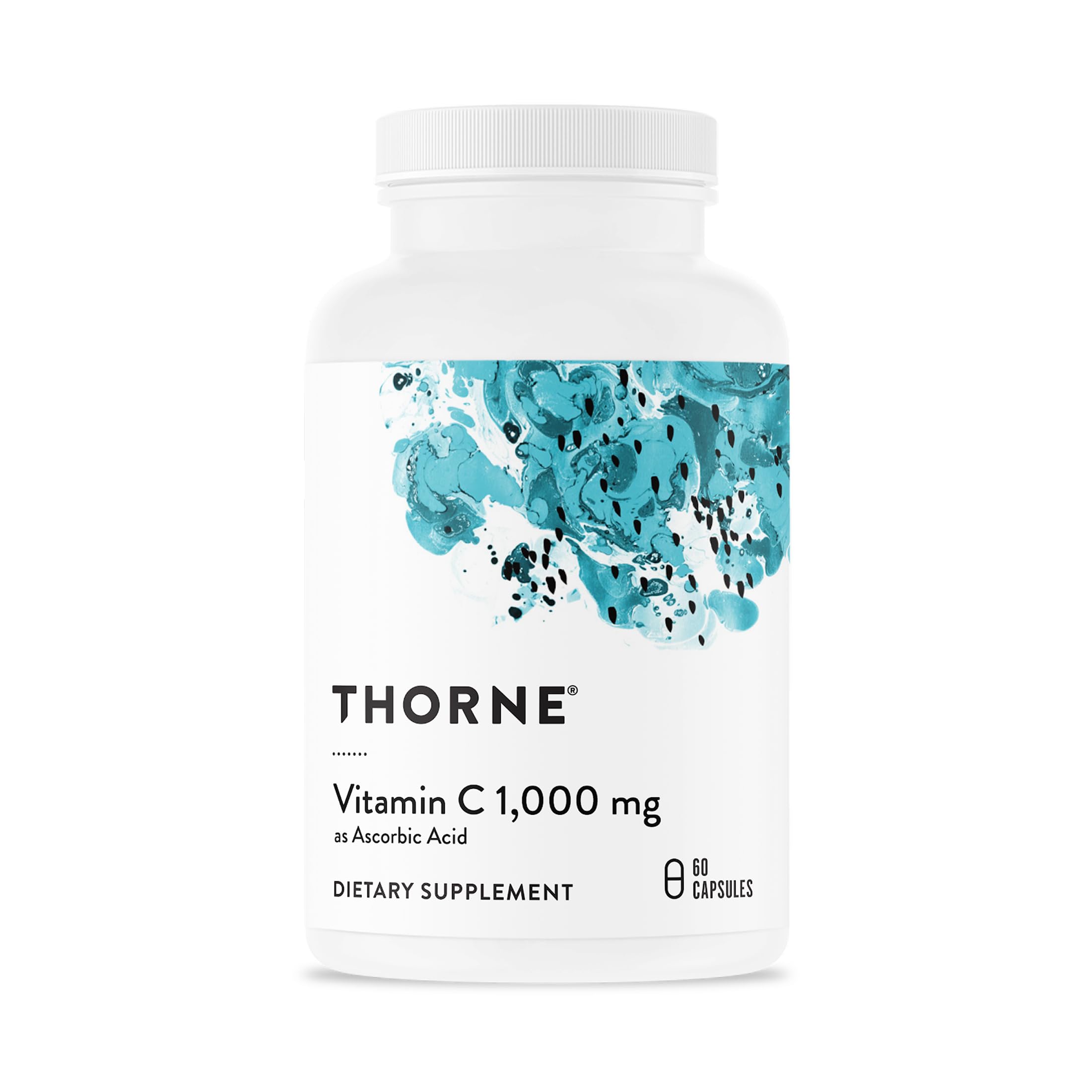 THORNE - Vitamin C 1,000 mg Supplement - Supports Healthy Immune Function & Collagen Formation - Provides Antioxidant Benefits - Third-Party Certified