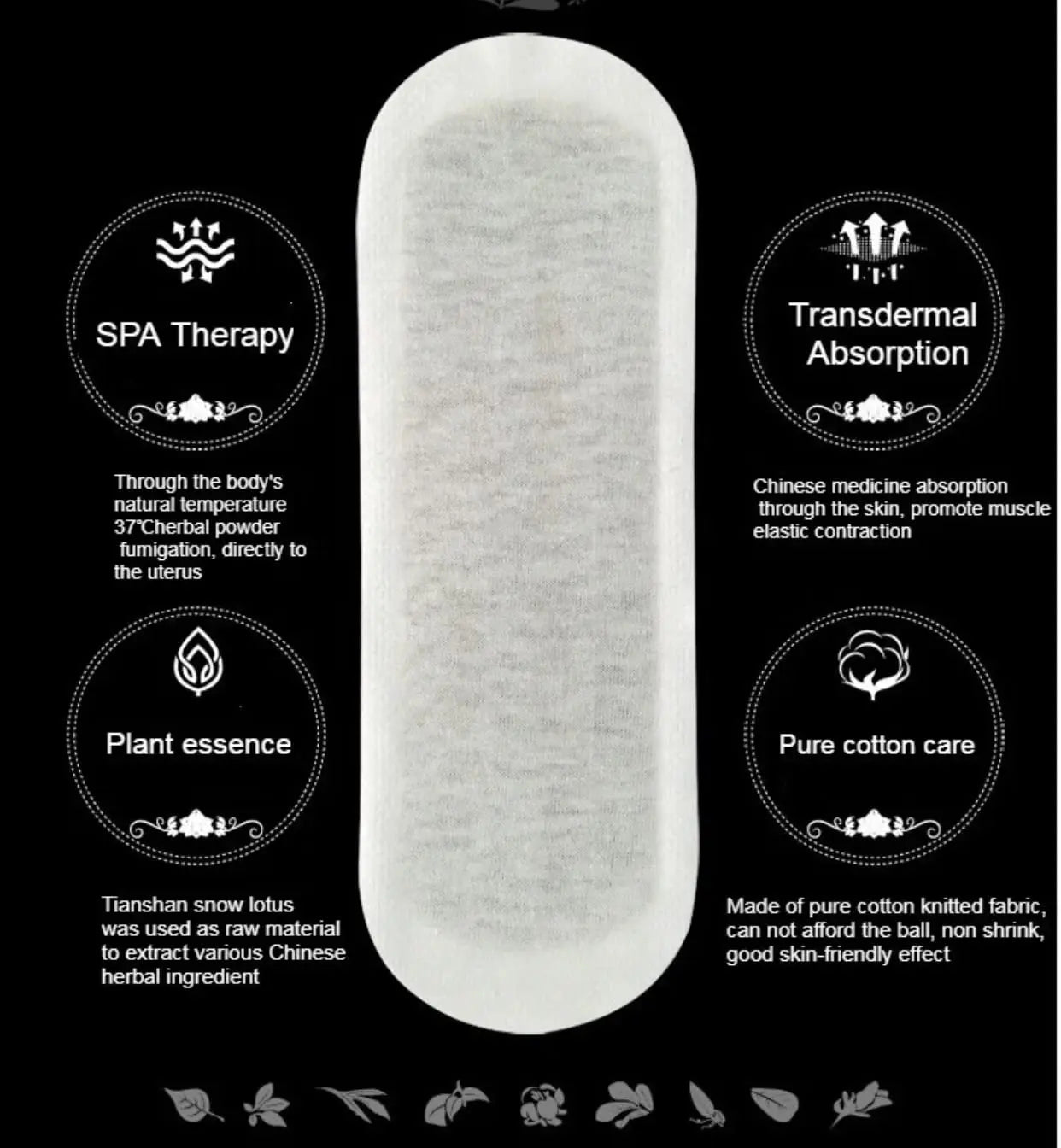 Premium Natural Organic Herbal Cotton Panty Liners for Women - Unscented, Thin, Cruelty-Free Organic Herbal Panty Liner Au supplements