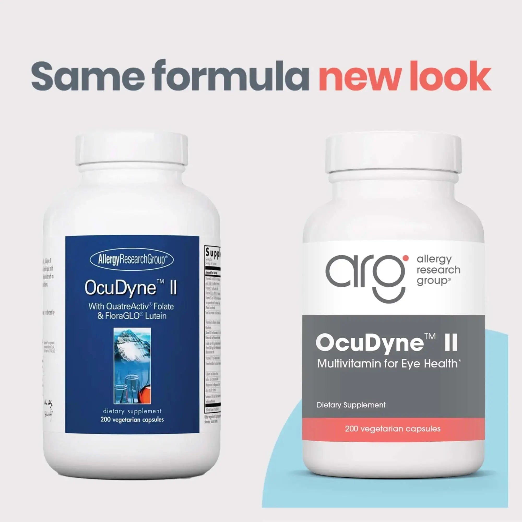 Allergy Research Group OcuDyne II Supplement - Eye Support Vitamins for Vision, Eye Health for Adults, Vision Support, Multivitamin Formula Allergy Research Group Au supplements