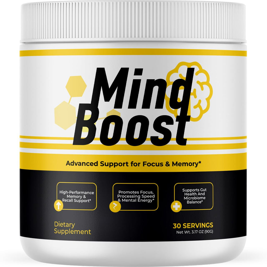 MindBoost Powder - Official Mind Boost Day Supplement, Advanced Nootropic, Premium Formula, Natural Vitamins for Wellness - 1 Bottle for 1 Month VIVALIS Au supplements