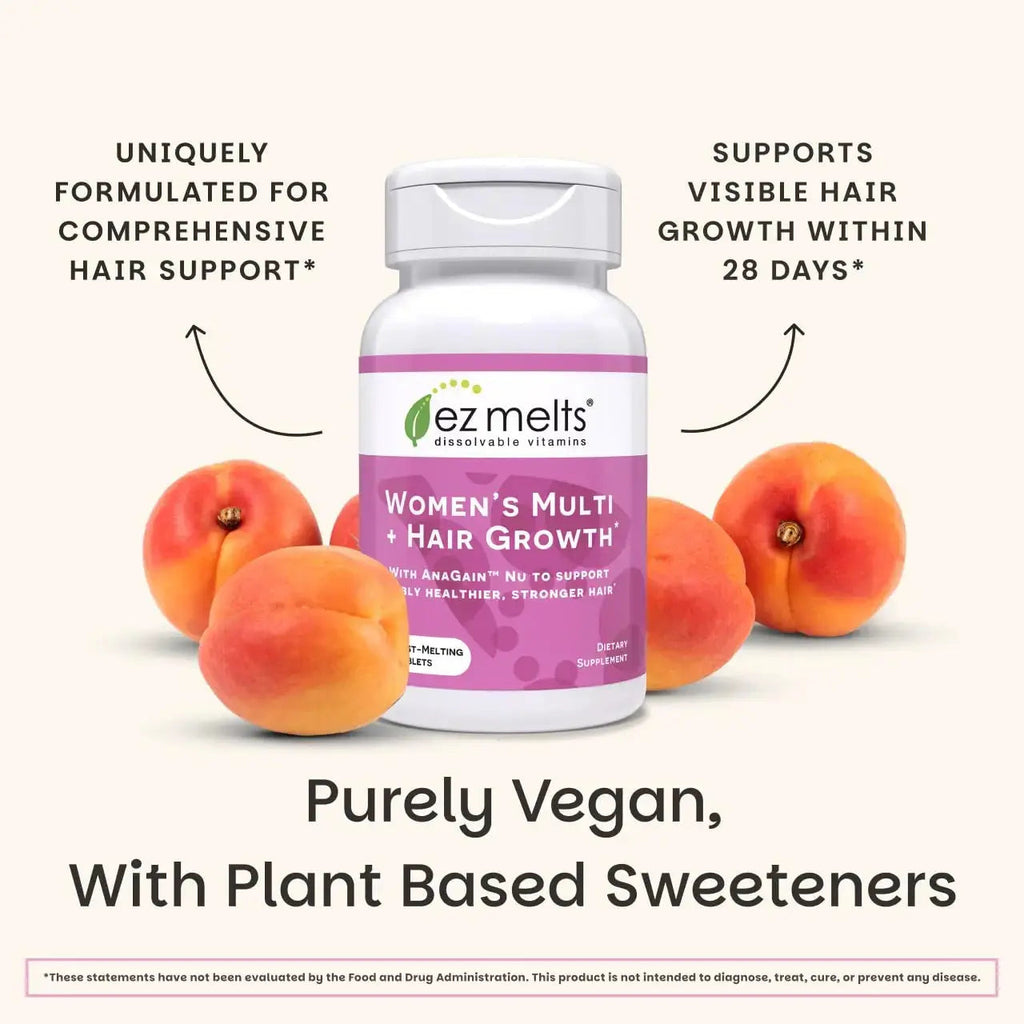 EZ Melts Women's Multi + Hair Growth - Daily Multivitamin for Women - Supports Healthy Energy Levels & Reduced Hair Shedding EZ Melts Au supplements