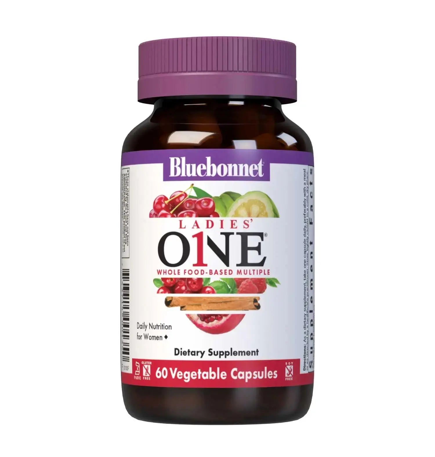 BlueBonnet Nutrition Ladies One Vegetable Capsule, Whole Food Multiple, K2, Organic Vegetable, Energy, Vitality BlueBonnet Au supplements