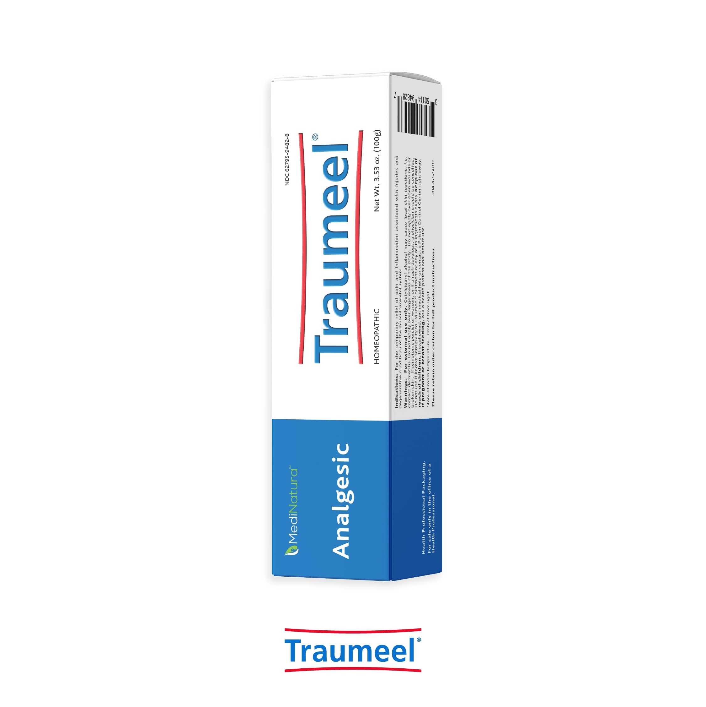 MediNatura Traumeel Ointment Topical Pain Relief for Muscle Joint Back Arthritis Injury or Exercise Related Pain & Soreness Arnica + 13 Active Ingredients - Made in Germany - 3.53 oz MediNatura Au supplements