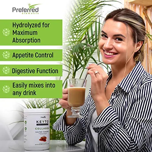 Keto Collagen Protein Powder with MCT Oil – Keto and Paleo Friendly Pure Grass Fed Preferred Elements Au supplements