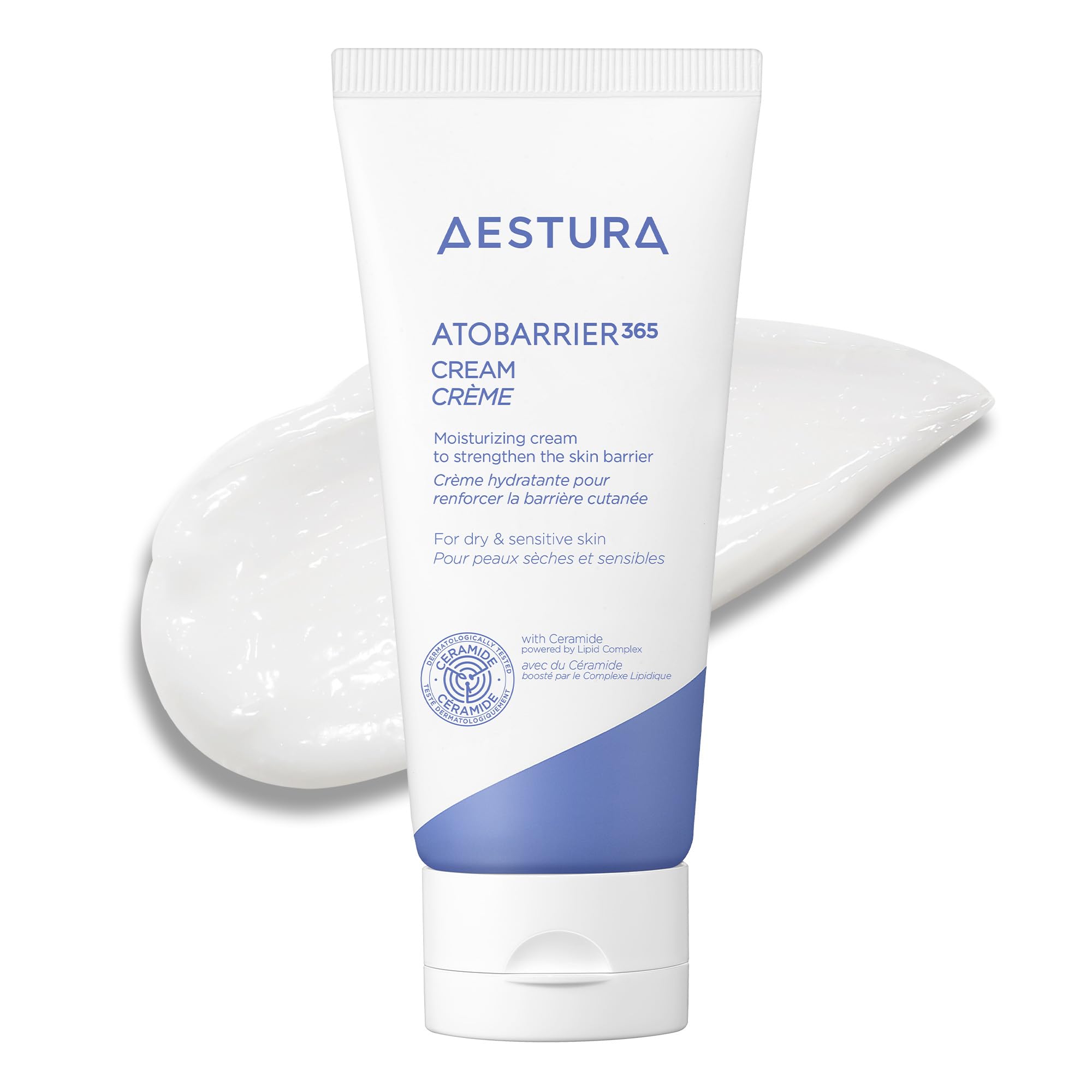 AESTURA ATOBARRIER365 Cream with Ceramides, Korean Face Moisturizer for Barrier Repair | 120H lasting Hydration, Ceramide Capsules