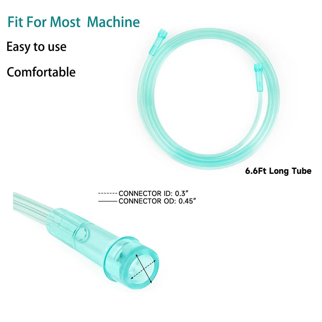 2 Pack Oxygen Mask for Face Adult with 6.6 Ft Tube and Adjustable Elastic Strap - Size XL REALBEBFF Au supplements