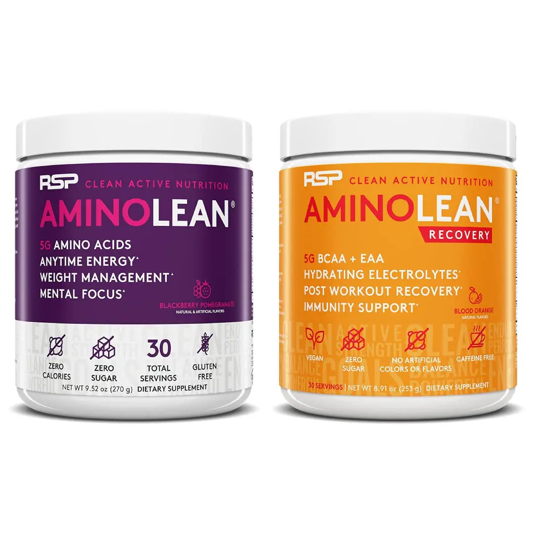 RSP NUTRITION AminoLean Pre Workout Energy (BlackBerry Pomegranate 30 Servings) RSP NUTRITION Au supplements