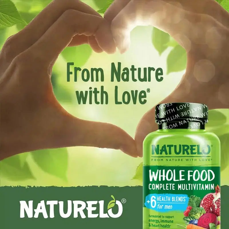 NATURELO Whole Food Multivitamin for Women - 120 Capsules and Whole Food Multivitamin for Men - 120 Capsules Bundle NATURELO Au supplements