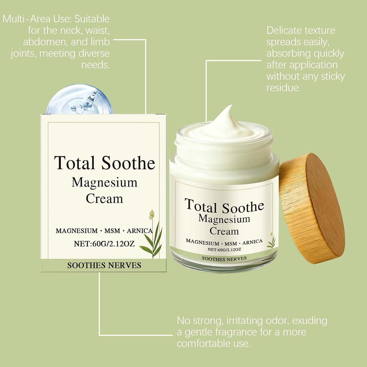 MQN Magnesium Joint Cream with Mineral Delivery Formula & Arnica – Fast Absorbing, Non-Greasy Topical for Everyday Joint & Muscle Relaxation MQN Au supplements