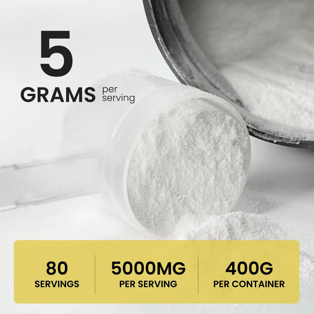 UpNourish Micronized Creatine Monohydrate Powder 400 G - Unflavored Vegan for Pre Workout, Muscle Building Pure Women and Men Instantized Supplement, 80 Servings 14.1096 Ounce UpNourish Au supplements