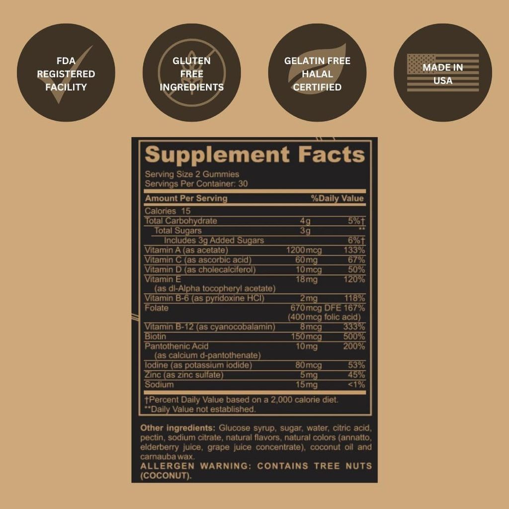 Black Girl Vitamins Look Good Feel Good Bundle – Hair Skin & Nails, Vitamin D3 2000IU & Once a Day Multivitamin - Women's Supplement Bundle