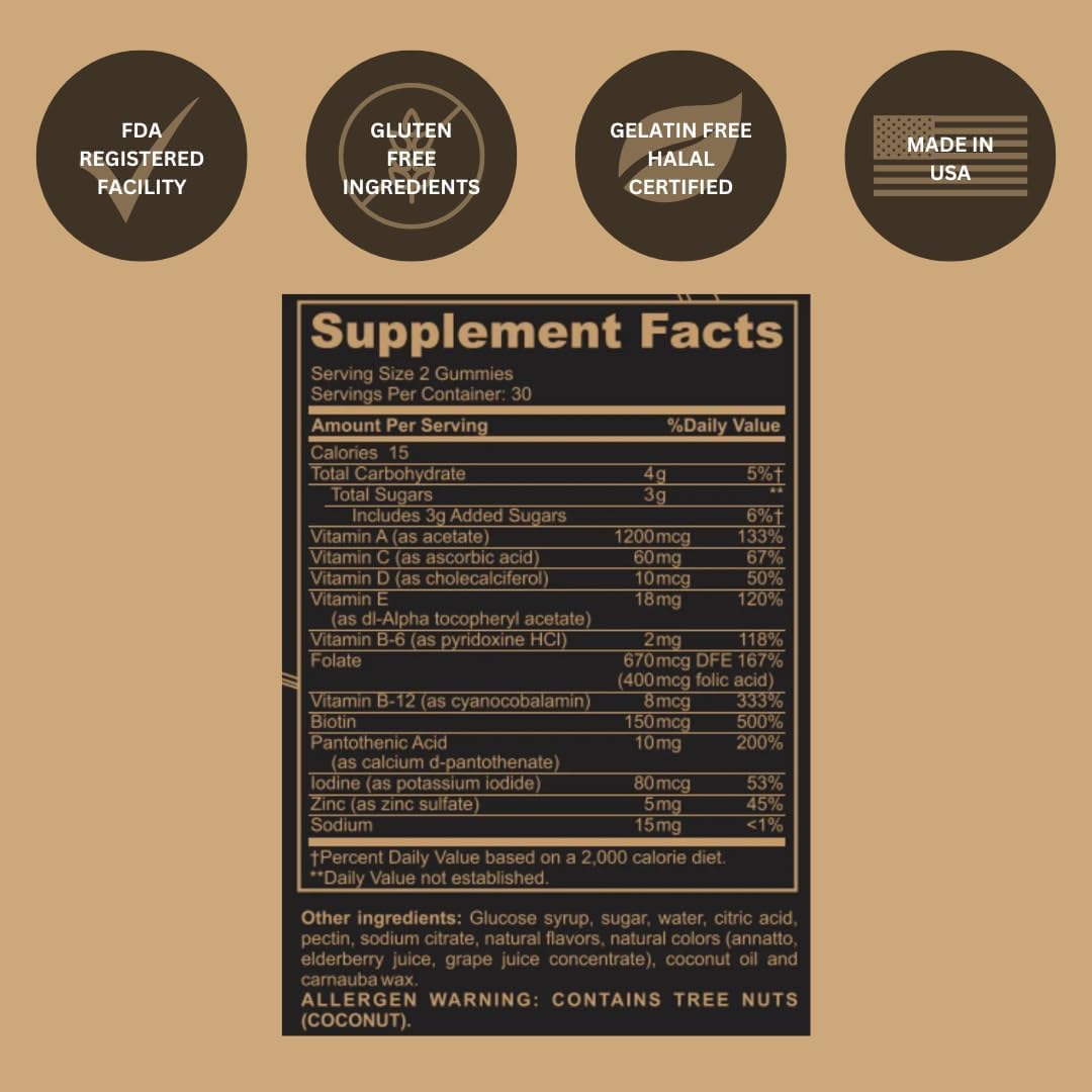 Black Girl Vitamins Look Good Feel Good Bundle – Hair Skin & Nails, Vitamin D3 2000IU & Once a Day Multivitamin - Women's Supplement Bundle