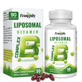 Liposomal B Complex for High Absorption Methylated B12,L-Methyfolate(5-MTHF ),Full Active B Vitamins with Choline Inositol-Energy, Metabolism,Brain & Heart Support