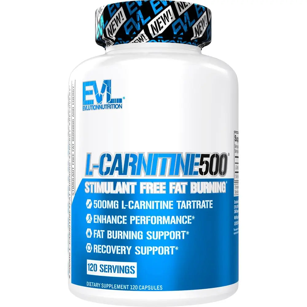 EVL L-Carnitine Supplement for Weight Loss Support - L carnitine 500mg Diet Pills Evlution Au supplements