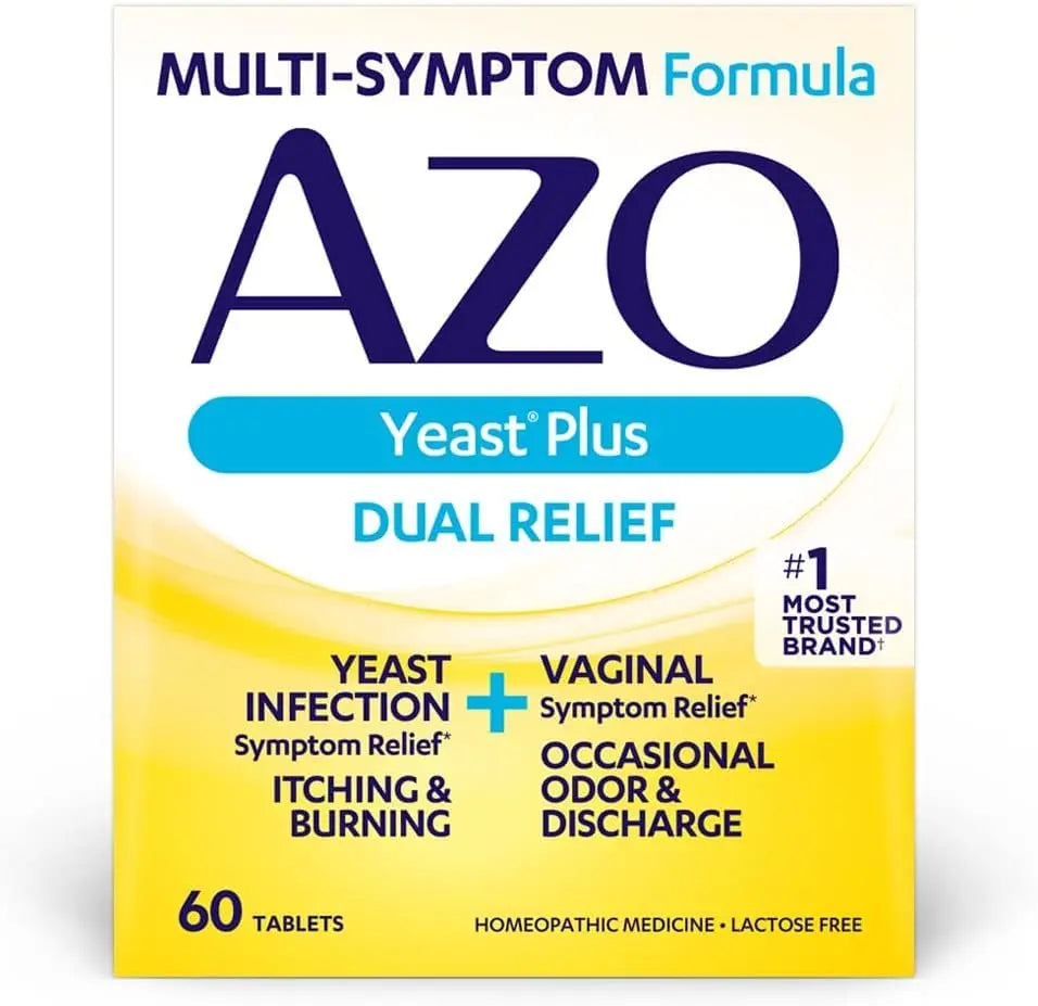 AZO Urinary Pain Relief Maximum Strength (24 Count) Fast Relief of UTI Pain, Burning & Urgency Yeast Plus AZO Au supplements