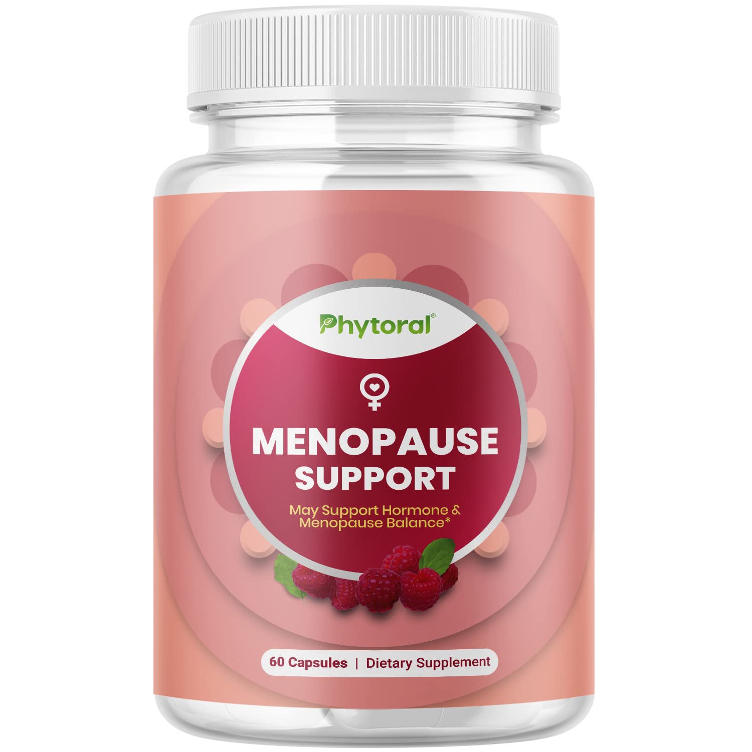 Phytoral Complete Herbal Menopause Supplement for Women - Female Hormone Balance Capsules for Night Sweats Hot Flashes & Mood Swings with Dong Quai, Chaste Berry & Black Cohosh Root - 60 Count Pack Phytoral Au supplements