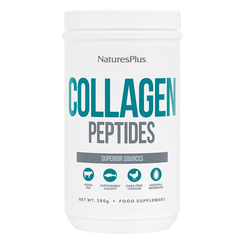 NaturesPlus Collagen Peptides Powder - Premium Hydrolysed Collagen Supplement, 6 Major Types Nature's Plus Au supplements