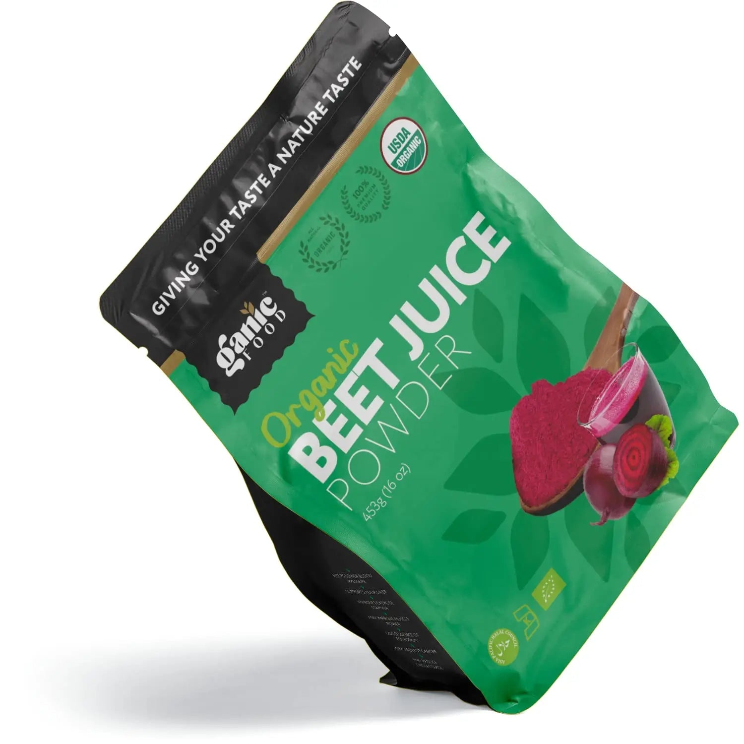 Ganic Food Organic Beet Root Juice Powder, 16 Ounces Ganic Food Au supplements