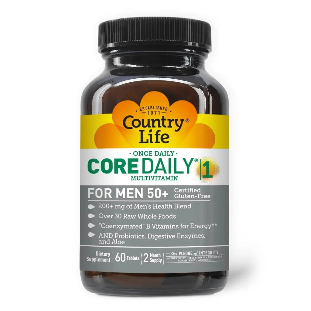 Country Life CORE Daily-1 Multivitamin for Men 50+ - Gluten-Free, Energy Support with Coenzymated B Vitamins Country Life Au supplements