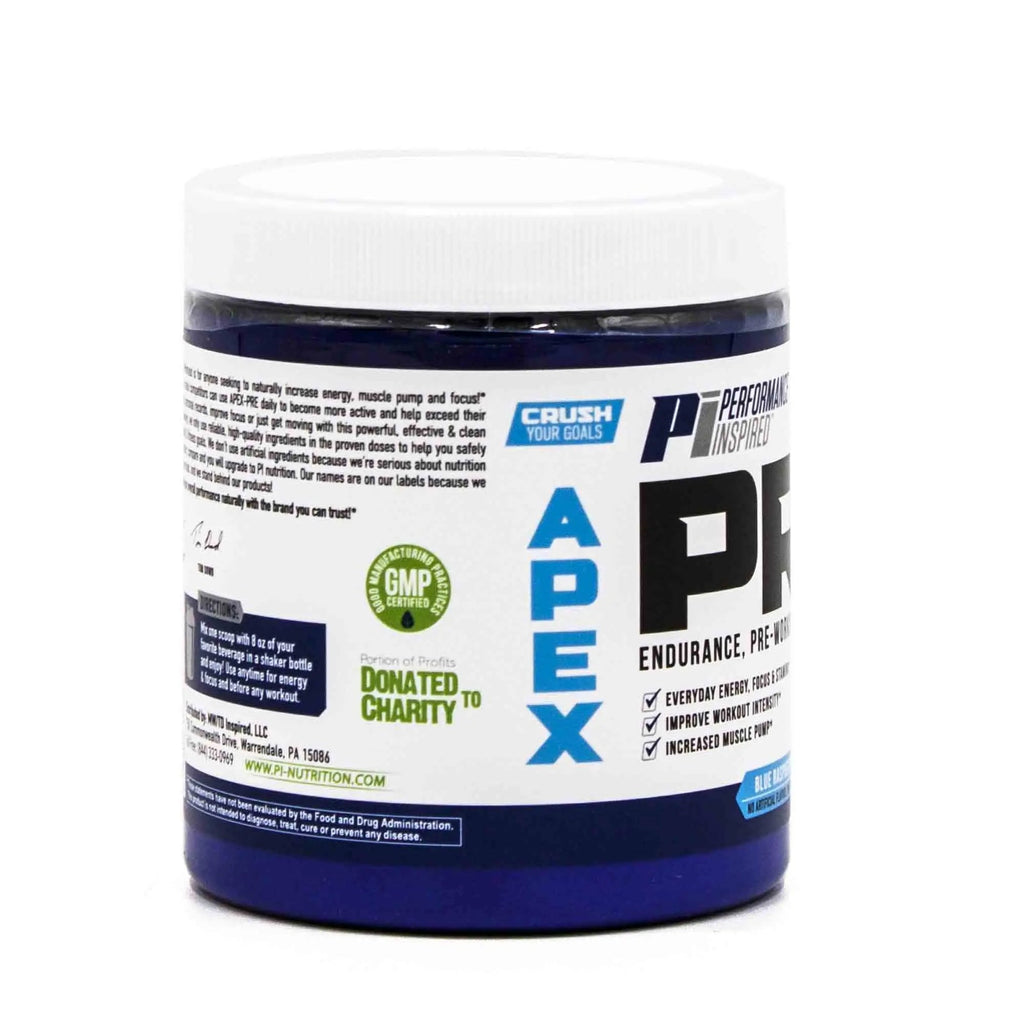 PERFORMANCE INSPIRED Nutrition - APEX Pre Workout Powder - Increase Energy & Endurance PERFORMANCE INSPIRED Au supplements