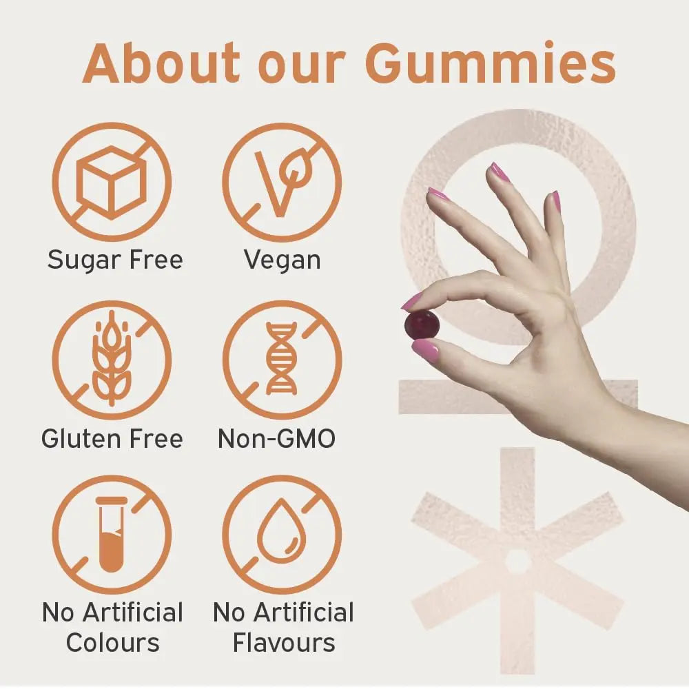 Nutriburst - Vegan Collagen Revive Gummies - Biotin (100µg), Hyaluronic Acid (100mg) + Vitamin C (80mg) Nutriburst Au supplements